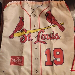 St. Louis Cardinals Draw String Backpack. Former player Jon Jay 19.